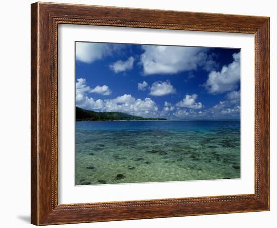 Green and Blue Waters, Verdant Hills-Barry Winiker-Framed Photographic Print