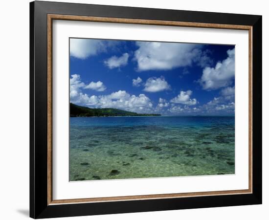 Green and Blue Waters, Verdant Hills-Barry Winiker-Framed Photographic Print