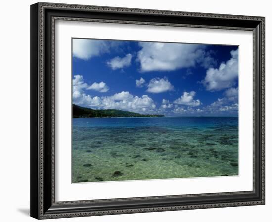 Green and Blue Waters, Verdant Hills-Barry Winiker-Framed Photographic Print