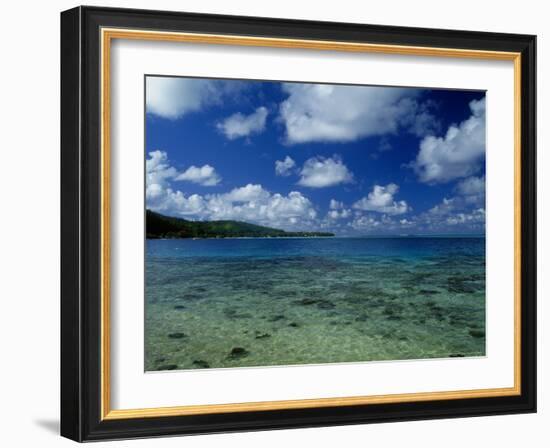 Green and Blue Waters, Verdant Hills-Barry Winiker-Framed Photographic Print