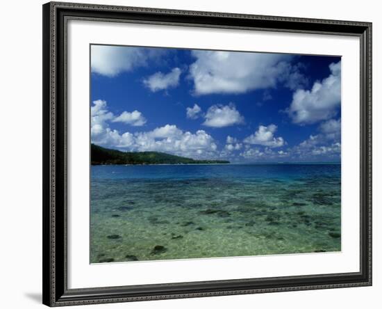 Green and Blue Waters, Verdant Hills-Barry Winiker-Framed Photographic Print