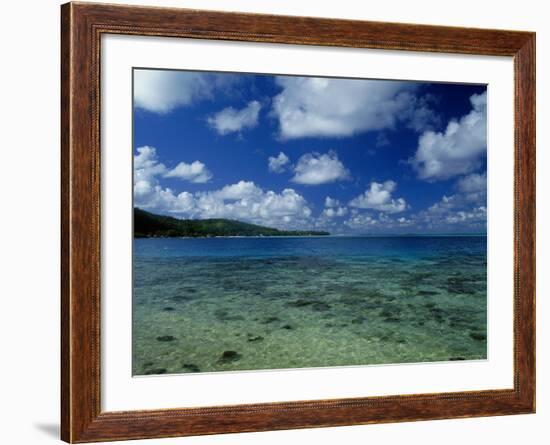 Green and Blue Waters, Verdant Hills-Barry Winiker-Framed Photographic Print