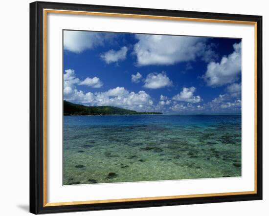 Green and Blue Waters, Verdant Hills-Barry Winiker-Framed Photographic Print