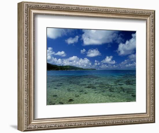 Green and Blue Waters, Verdant Hills-Barry Winiker-Framed Photographic Print