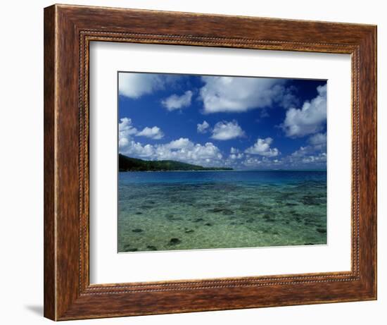 Green and Blue Waters, Verdant Hills-Barry Winiker-Framed Photographic Print