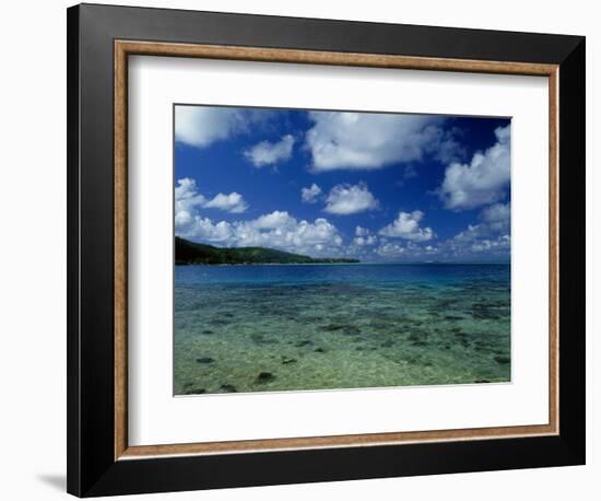 Green and Blue Waters, Verdant Hills-Barry Winiker-Framed Photographic Print