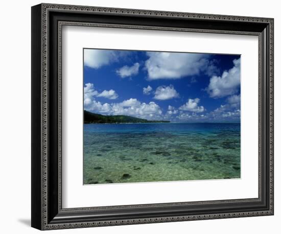 Green and Blue Waters, Verdant Hills-Barry Winiker-Framed Photographic Print