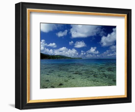 Green and Blue Waters, Verdant Hills-Barry Winiker-Framed Photographic Print