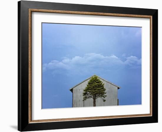 Green and Blue-Trent Foltz-Framed Art Print