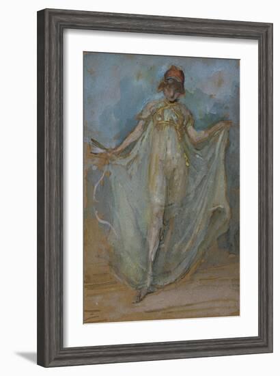 Green and Gold, The Dancer-James Abbott McNeill Whistler-Framed Giclee Print