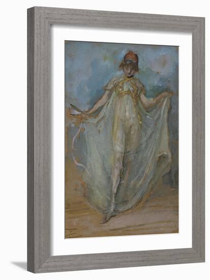 Green and Gold, The Dancer-James Abbott McNeill Whistler-Framed Giclee Print