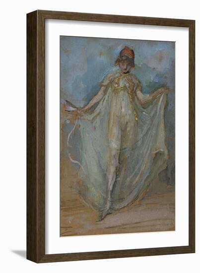 Green and Gold, The Dancer-James Abbott McNeill Whistler-Framed Giclee Print