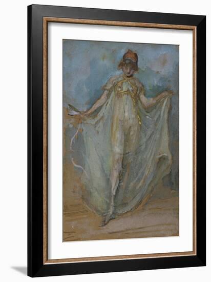 Green and Gold, The Dancer-James Abbott McNeill Whistler-Framed Giclee Print