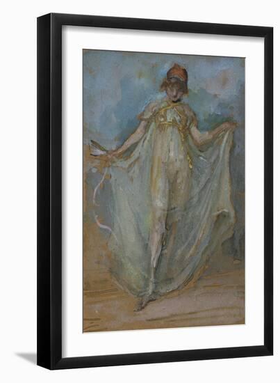 Green and Gold, The Dancer-James Abbott McNeill Whistler-Framed Giclee Print