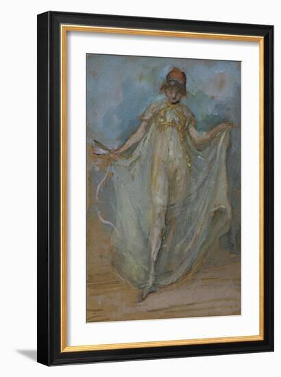 Green and Gold, The Dancer-James Abbott McNeill Whistler-Framed Giclee Print