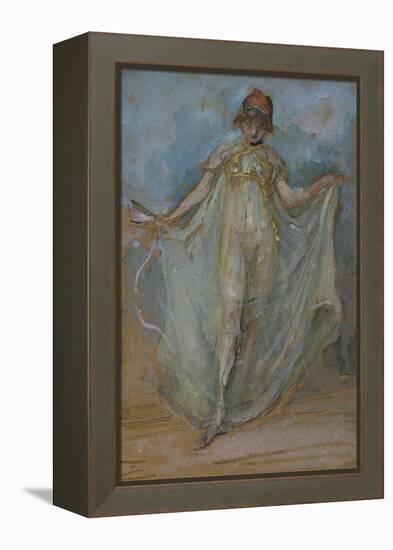 Green and Gold, The Dancer-James Abbott McNeill Whistler-Framed Premier Image Canvas