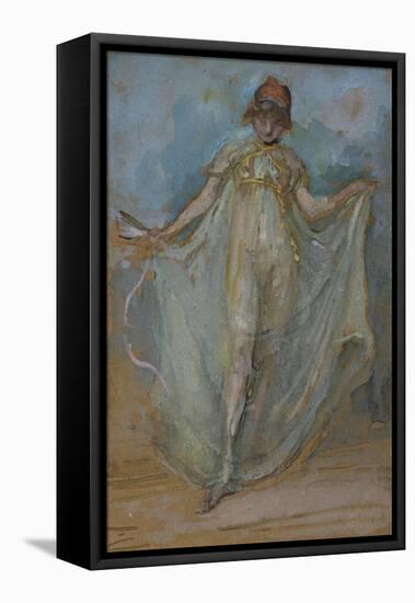 Green and Gold, The Dancer-James Abbott McNeill Whistler-Framed Premier Image Canvas