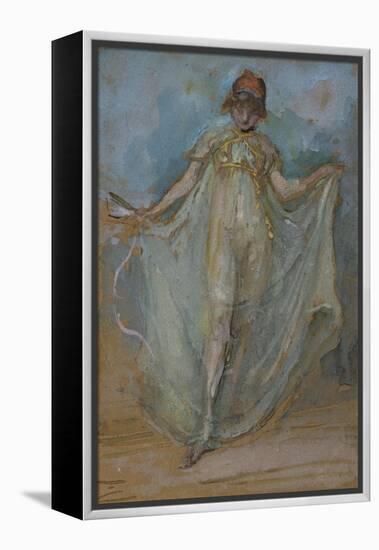 Green and Gold, The Dancer-James Abbott McNeill Whistler-Framed Premier Image Canvas