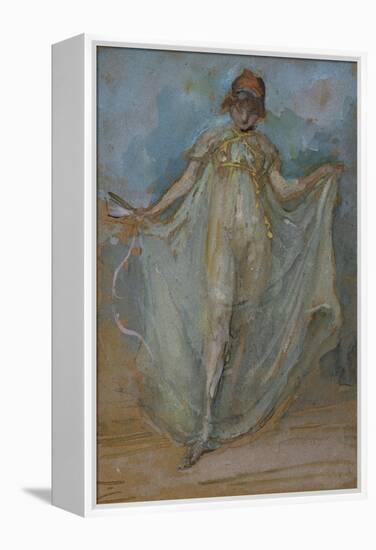 Green and Gold, The Dancer-James Abbott McNeill Whistler-Framed Premier Image Canvas