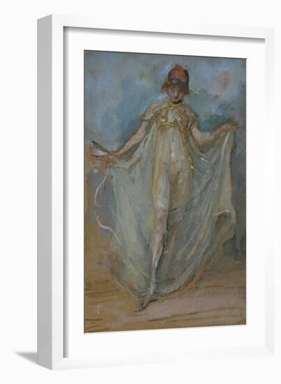 Green and Gold, the Dancer-James Abbott McNeill Whistler-Framed Giclee Print