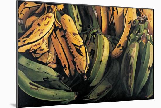 Green and Ripe Plantains, 2009-Pedro Diego Alvarado-Mounted Giclee Print