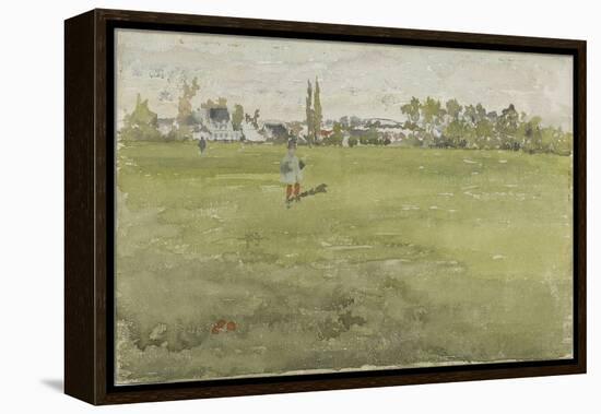 Green and Silver: Beaulieu, Touraine, 1888 (W/C on Linen Mounted on Board)-James Abbott McNeill Whistler-Framed Premier Image Canvas