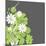 Green and White Flowers-sabelskaya-Mounted Art Print