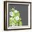 Green and White Flowers-sabelskaya-Framed Art Print