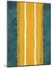 Green and Yellow Abstract Theme 2-NaxArt-Mounted Art Print