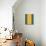 Green and Yellow Abstract Theme 2-NaxArt-Mounted Art Print displayed on a wall