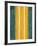 Green and Yellow Abstract Theme 2-NaxArt-Framed Art Print