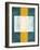 Green and Yellow Abstract Theme 3-NaxArt-Framed Art Print