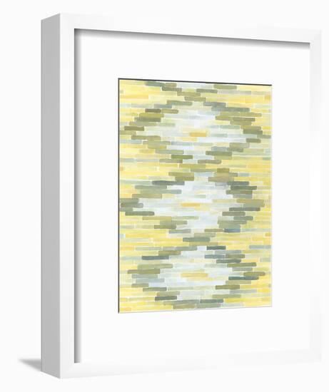 Green and Yellow Reflection I-Megan Meagher-Framed Art Print