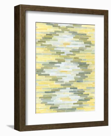 Green and Yellow Reflection I-Megan Meagher-Framed Art Print
