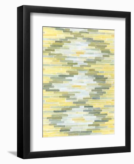 Green and Yellow Reflection I-Megan Meagher-Framed Art Print