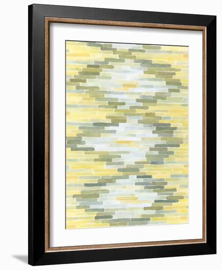 Green and Yellow Reflection I-Megan Meagher-Framed Art Print