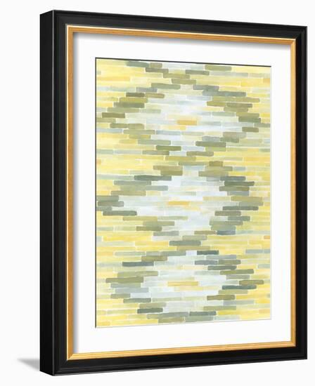 Green and Yellow Reflection I-Megan Meagher-Framed Art Print