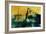 Green and Yellow Street Sign-David Studwell-Framed Giclee Print