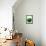 Green Apple - Geometric Shape-cienpies-Framed Stretched Canvas displayed on a wall