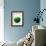 Green Apple - Geometric Shape-cienpies-Framed Art Print displayed on a wall