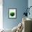 Green Apple - Geometric Shape-cienpies-Framed Art Print displayed on a wall