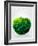 Green Apple - Geometric Shape-cienpies-Framed Art Print