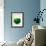 Green Apple - Geometric Shape-cienpies-Framed Art Print displayed on a wall