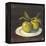 Green Apple I Dark Brown-Carol Rowan-Framed Stretched Canvas