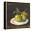 Green Apple I Dark Brown-Carol Rowan-Framed Stretched Canvas