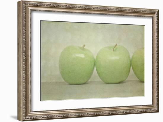 Green Apple Still Life-null-Framed Photographic Print