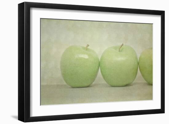 Green Apple Still Life-null-Framed Photographic Print