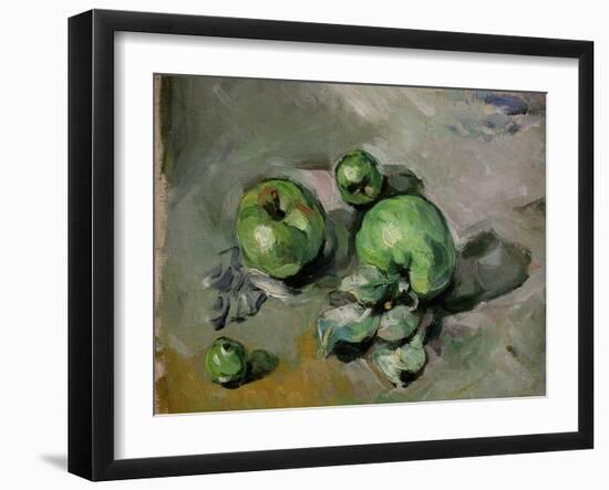 Green Apples, c.1872-73-Paul Cézanne-Framed Giclee Print