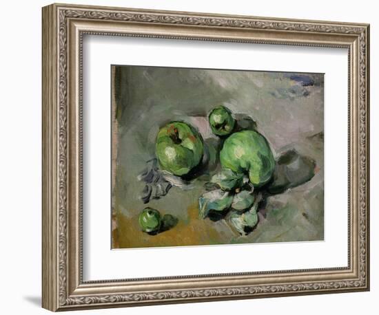 Green Apples, c.1872-73-Paul Cézanne-Framed Giclee Print