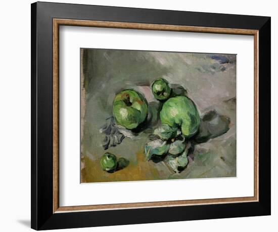 Green Apples, c.1872-73-Paul Cézanne-Framed Giclee Print